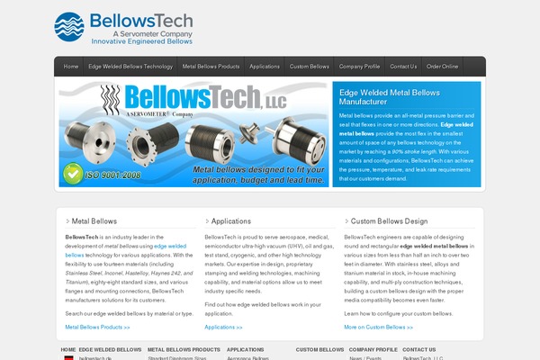 Enterprise theme site design template sample