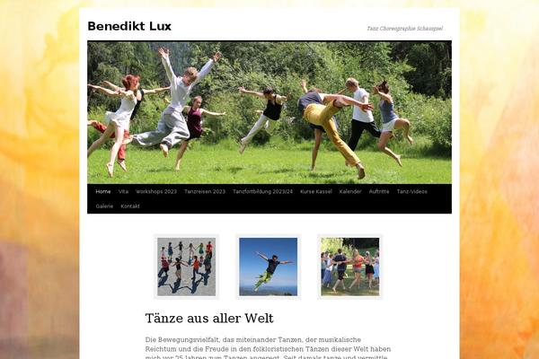 Twenty Ten theme site design template sample