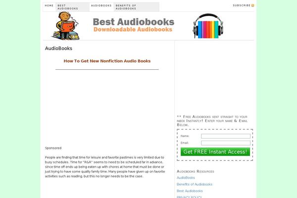 Thesis 1.8 theme site design template sample