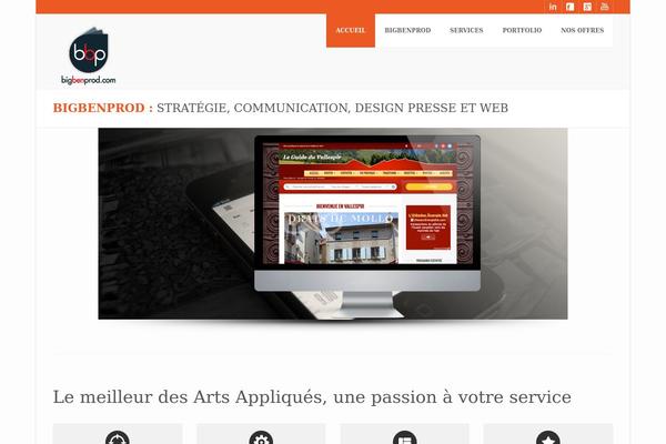 BUILDER theme site design template sample