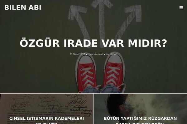 Ink theme site design template sample