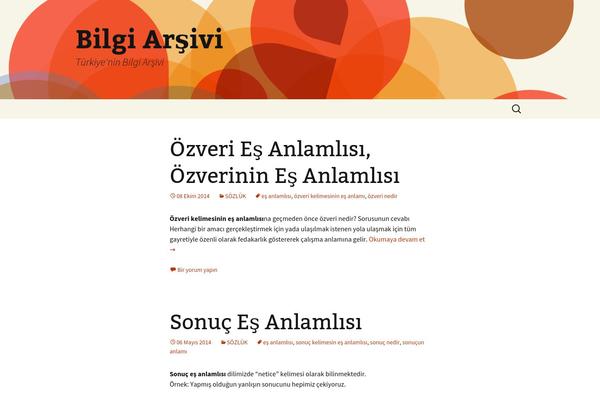 Twenty Thirteen theme site design template sample