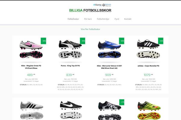 billiga-fotbollsskor.se site used Customizr