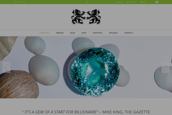 Legenda theme site design template sample