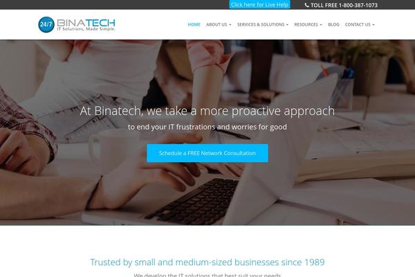 Site using Pronto-sidebar-navigation plugin