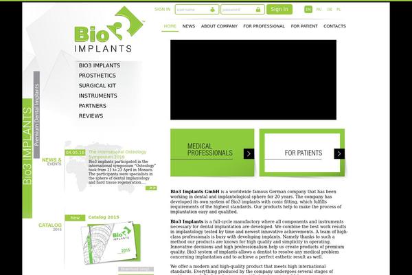 Site using Responsive Slider plugin