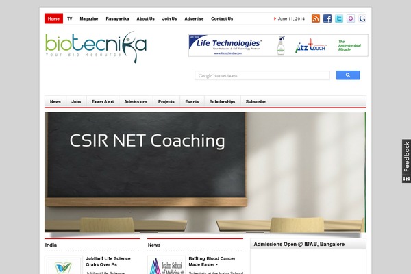 Newspaper theme site design template sample