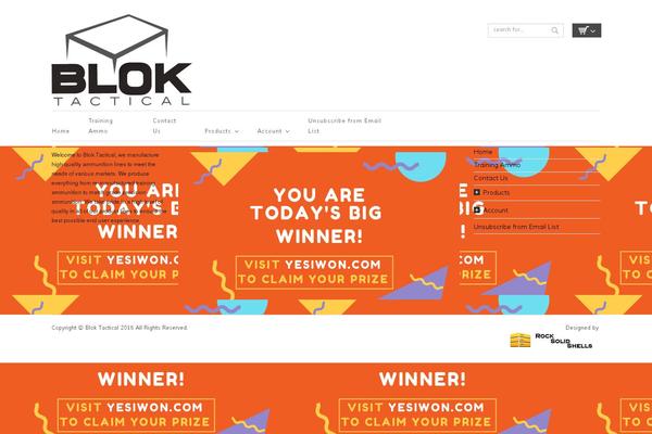 Site using WooCommerce plugin