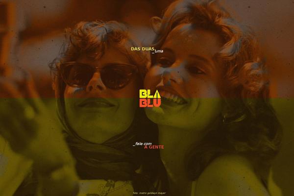 Blu theme site design template sample