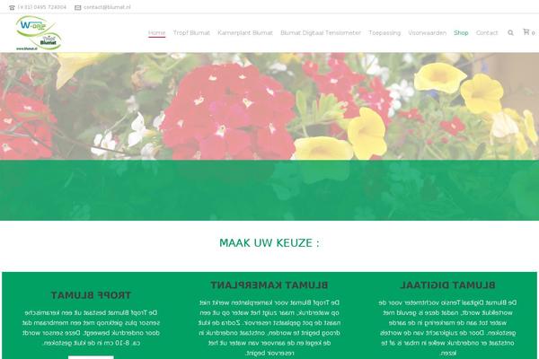 Jupiter Child theme site design template sample