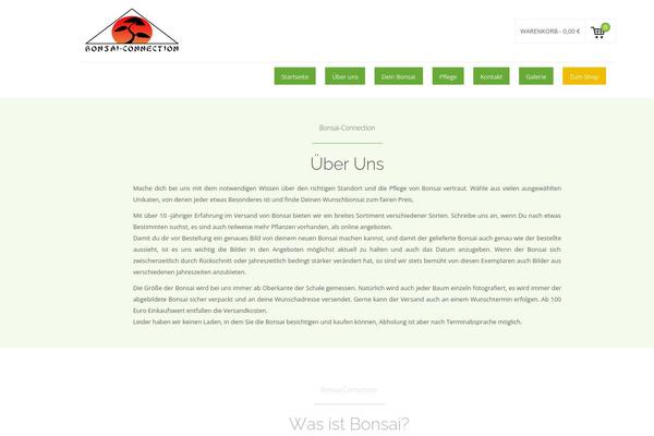 Site using WooCommerce plugin