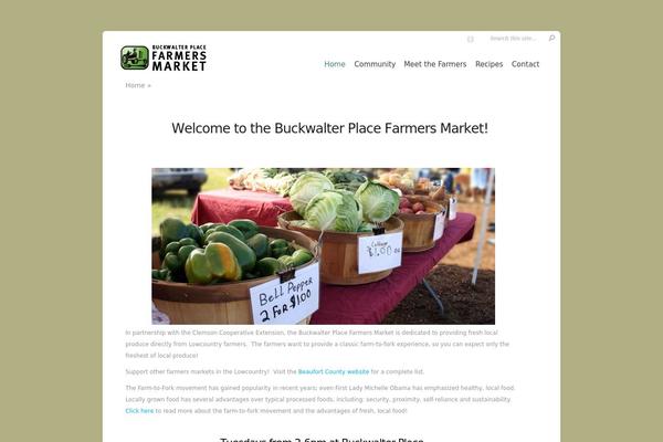 buckwalterfarmersmarket.com site used Chameleon