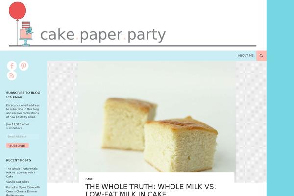 Twenty Fourteen theme site design template sample