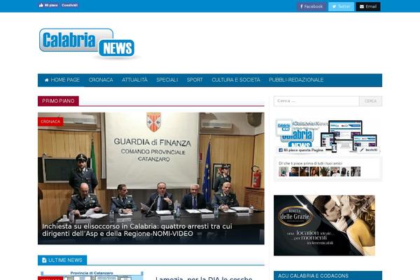 Newspaper theme site design template sample