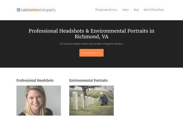 Modern Portfolio Pro theme site design template sample