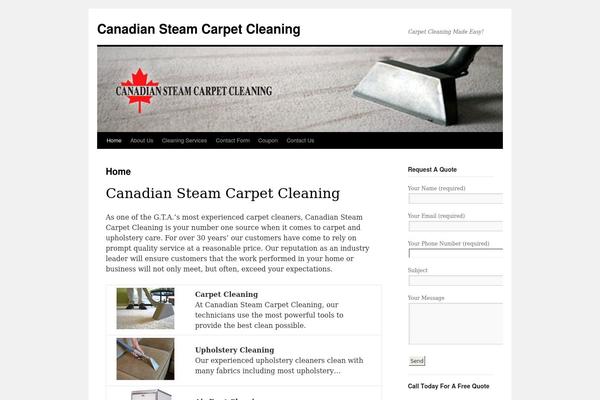 Twenty Ten theme site design template sample