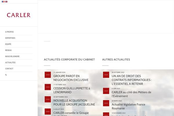 Enfold theme site design template sample