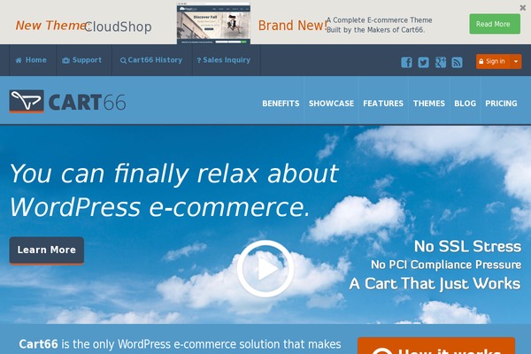 Site using WPFront Notification Bar plugin