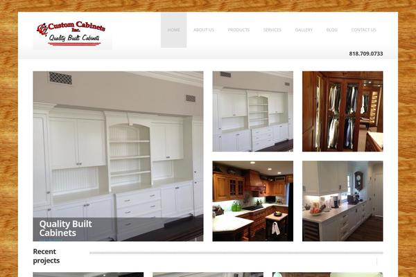 Cherry Framework theme site design template sample
