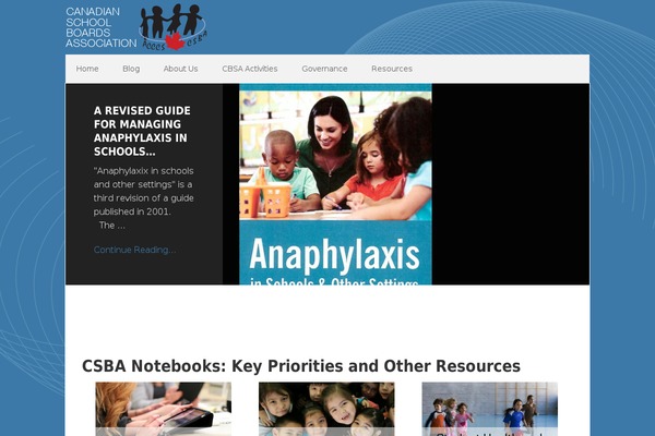 cdnsba.org site used KadenceWP
