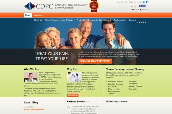 Twenty Ten theme site design template sample