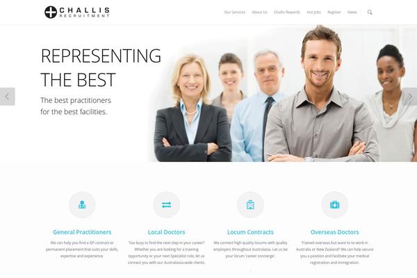 Salient theme site design template sample