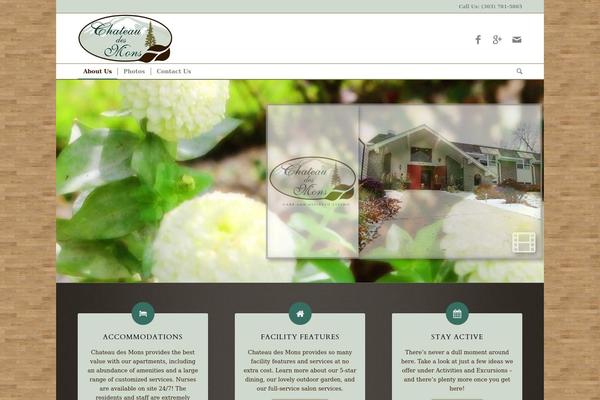 Enfold theme site design template sample
