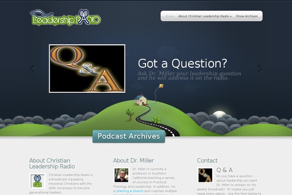 christianleadershipradio.com site used Webly