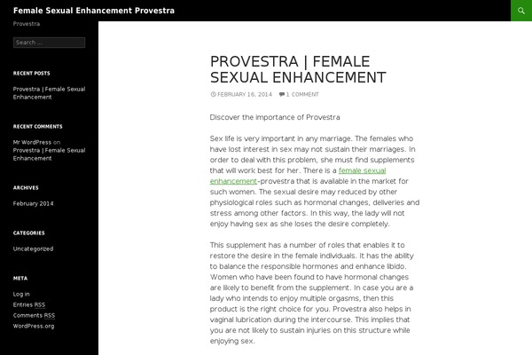 Twenty Fourteen theme site design template sample