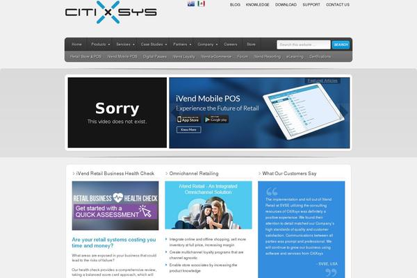 Enterprise theme site design template sample