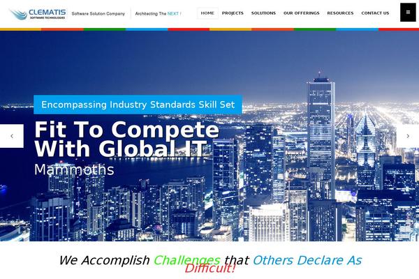 Cherry Framework theme site design template sample
