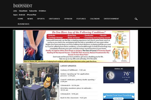Site using WooCommerce plugin