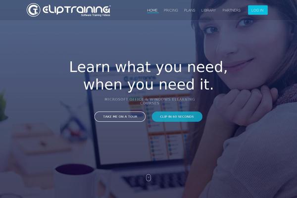 cliptraining.com site used Quark-progression