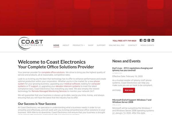 Site using X-shortcodes plugin