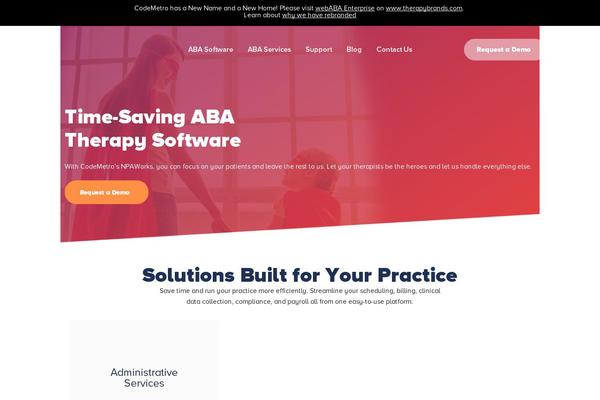 Site using Elementor plugin
