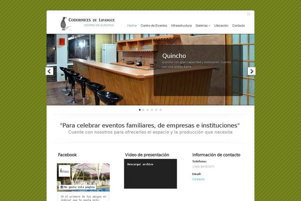 Chameleon theme site design template sample