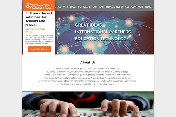 Zeus theme site design template sample