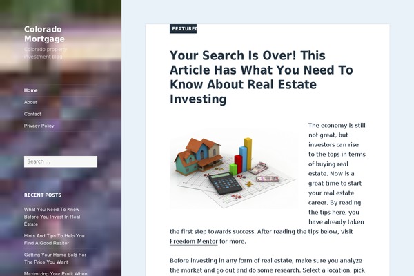 Twenty Fourteen theme site design template sample