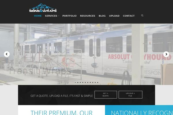 Salient theme site design template sample