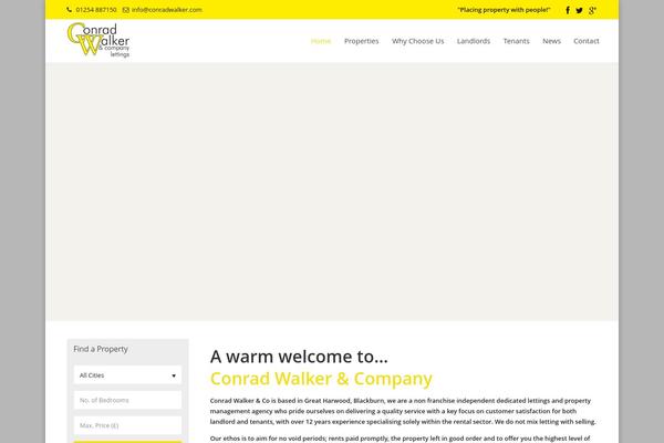WP Residence theme site design template sample
