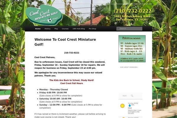 Twenty Eleven theme site design template sample