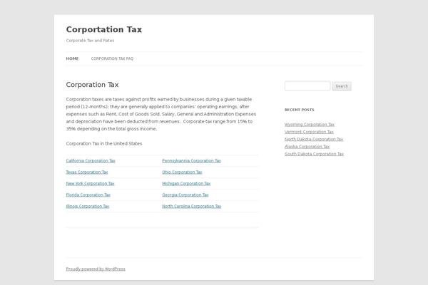 Site using Easy Table plugin