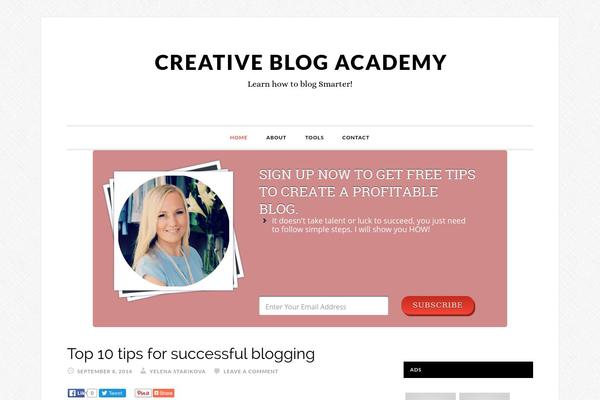 KadenceWP theme site design template sample