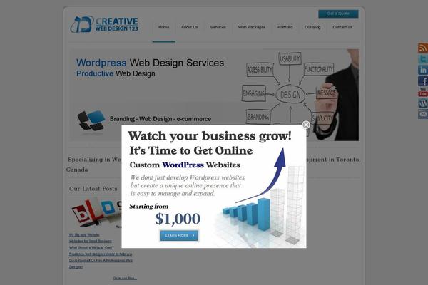 Site using Simple Popup Manager plugin