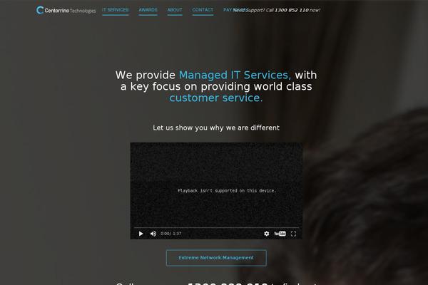Uncode theme site design template sample