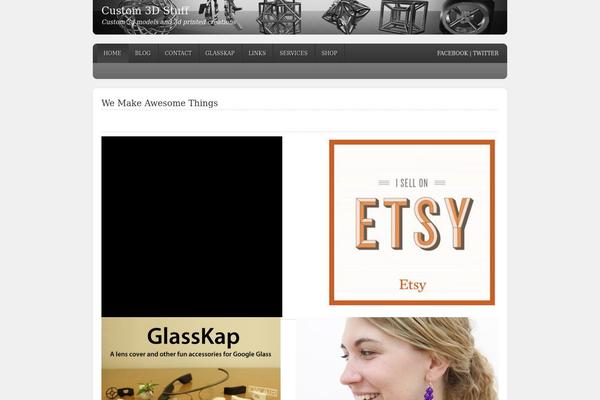 Enterprise theme site design template sample