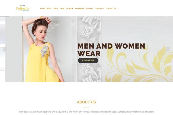 WooPress website example screenshot