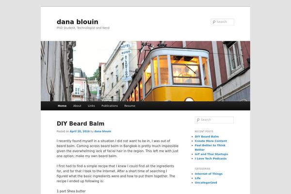 Twenty Eleven theme site design template sample