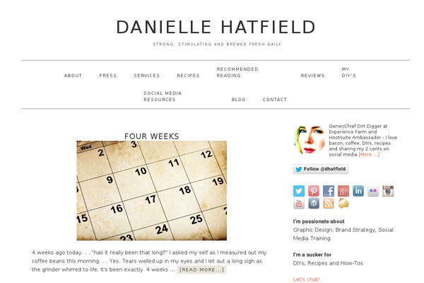Foodie Pro theme site design template sample
