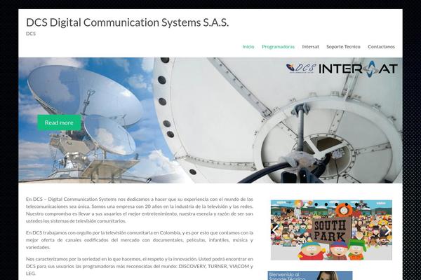 Spacious theme site design template sample